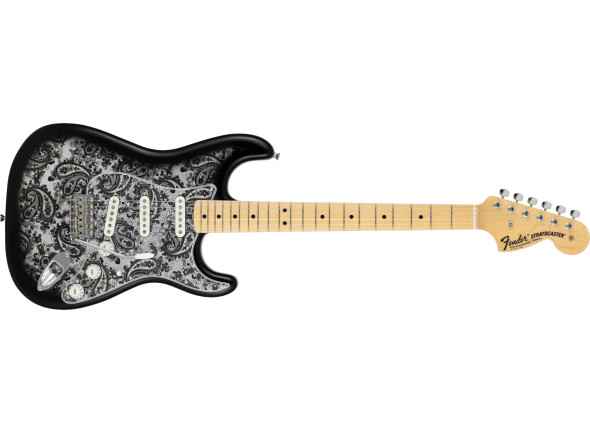Fender Made in Japan Limited Stratocaster® Black Paisley Fender Made in Japan Limited Stratocaster® Black Paisley